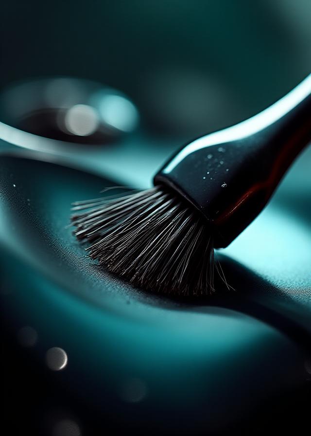 Detailing precision close-up